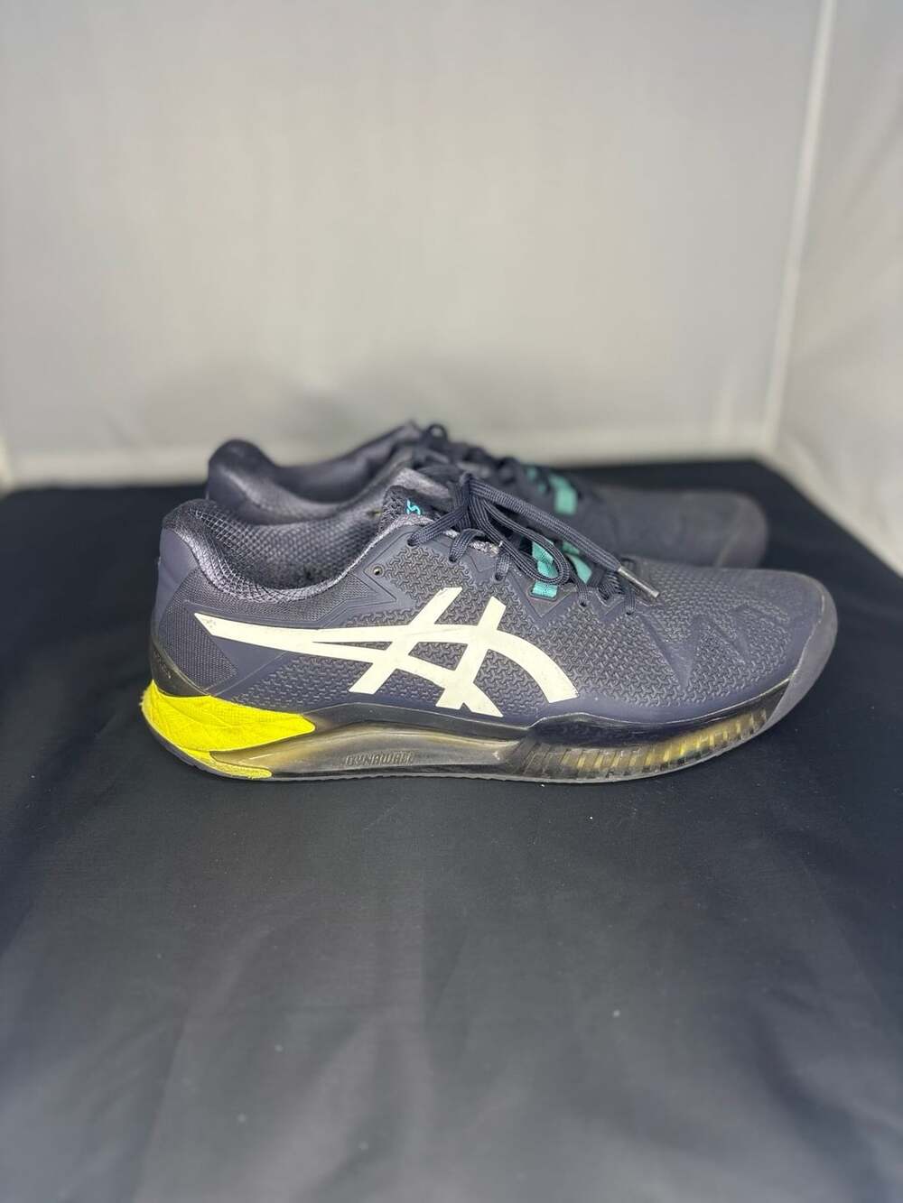 ASICS Gel-Resolution 8 Men's Tennis Shoes Indigo Fog size 10